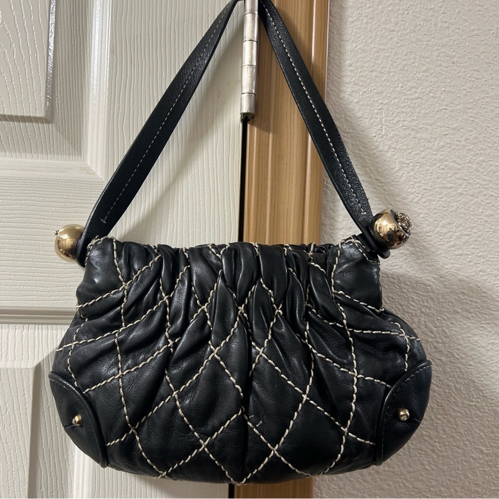 Juicy Couture Black Quilted Shoulder Bag